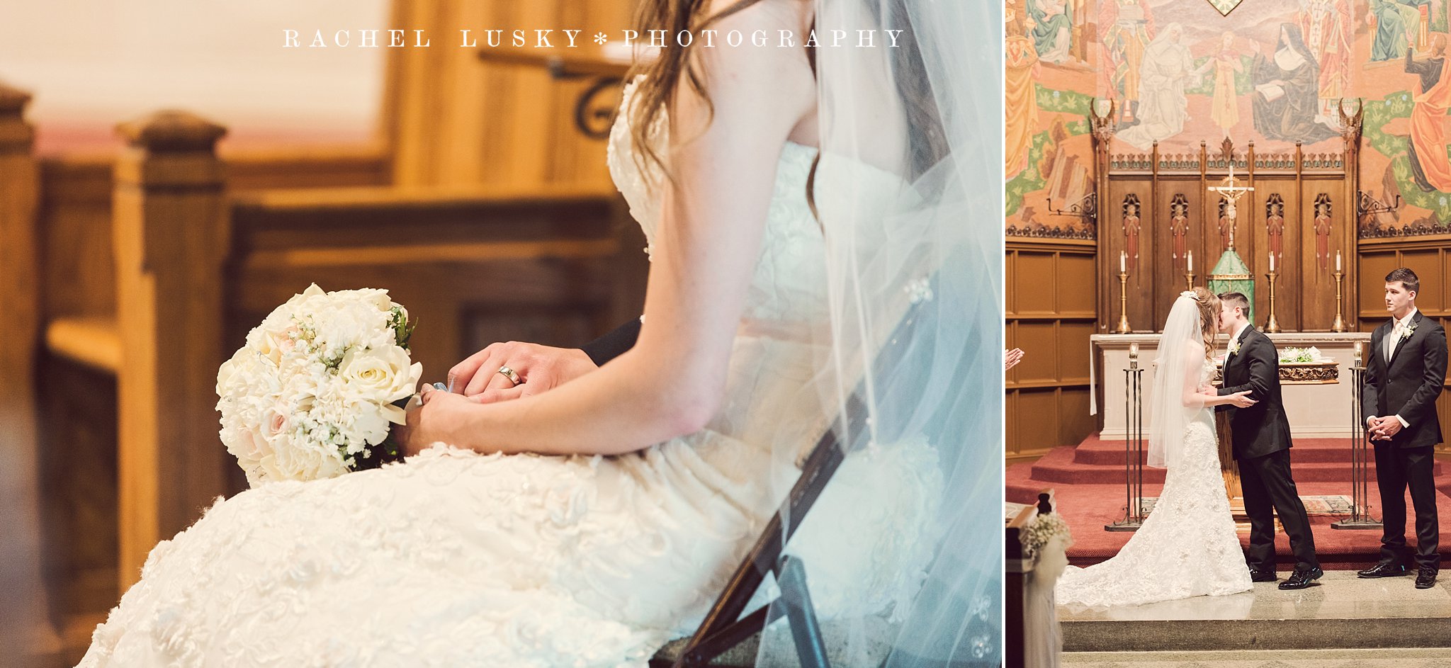 Mercyhurst University Wedding Photography, Erie PA Wedding Photographer, Blush Wedding, College Wedding
