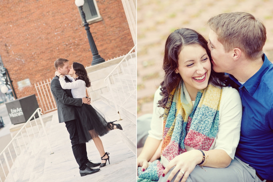 Erie Art Museum, Modern Tool Square, Erie PA Engagement Photography, Rachel Lusky Photography