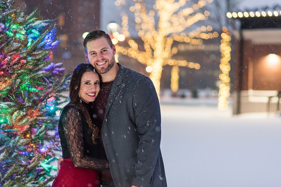 Downtown Erie, Perry Square, Erie PA Engagement Photography, Rachel Lusky Photography