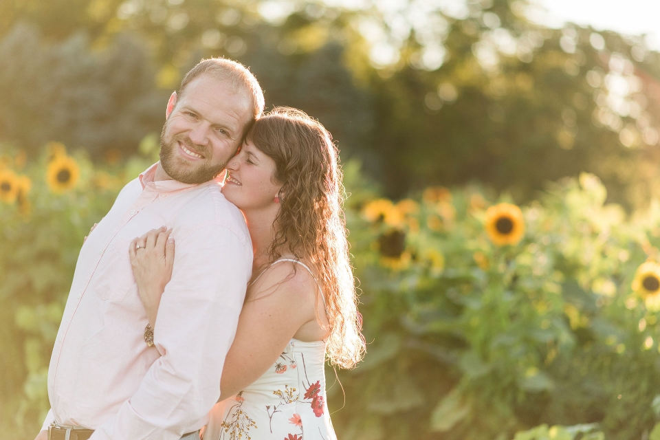 Sunflowers, Franks Farmers Market, Country Engagement Photography, Rachel Lusky Photography